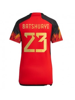 Billige Belgia Michy Batshuayi #23 Hjemmedrakt Dame VM 2022 Kortermet